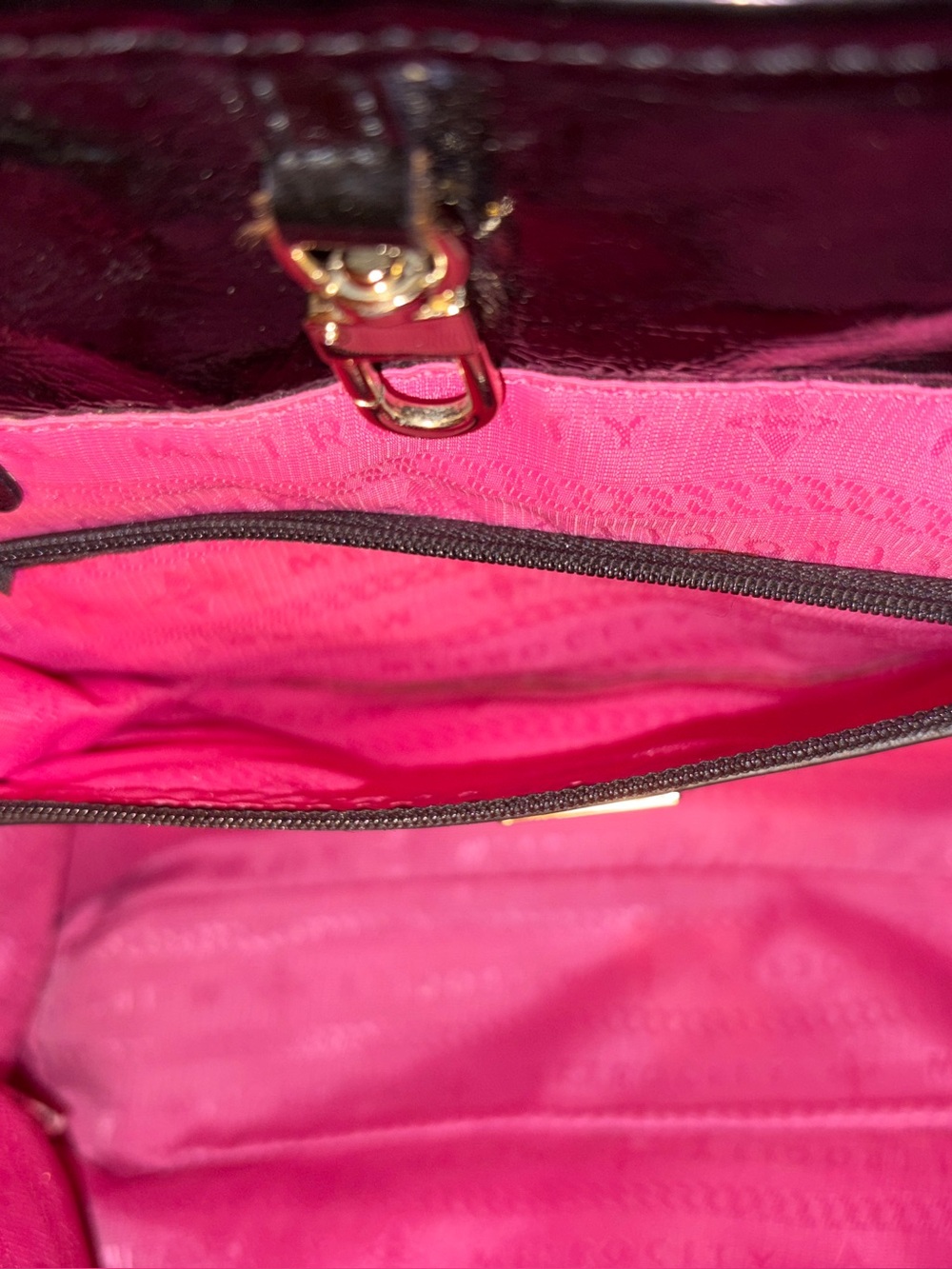 Metrocity with COA - Jual Black Tote with Tassel Charm and Embossed Monogram - Picture 7 of 12